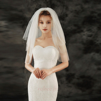 Voile de style court accessoires de mariage de mariée en voile de maille bronzante exquis - Page 3