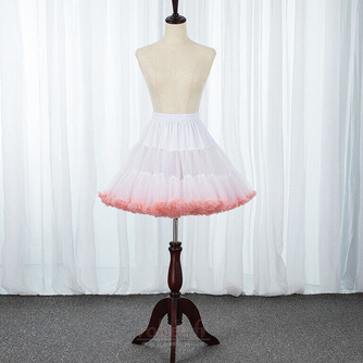 Jupon en tulle gonflé à taille élastique rose, jupons de danse de ballet de princesse Lolita Cosplay, jupe tutu courte en nuage arc-en-ciel 45cm - Page 2
