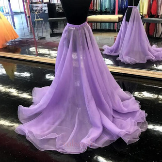 Jupe Amovible pour Robe de Mariée Organza Chapel Train Fente Avant Train Amovible pour la Mariée - Page 6