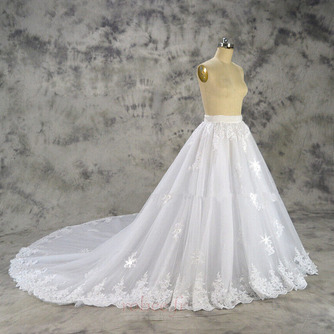 Princesse amovible grand train robe de mariée jupe en dentelle jupe amovible accessoires de mariage taille personnalisée - Page 2