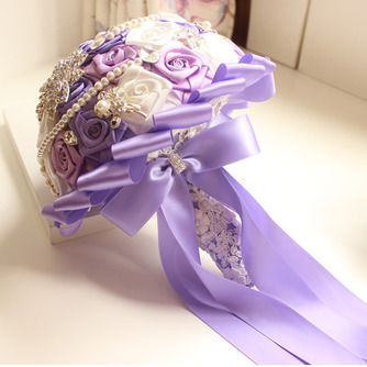 Perçage de l'eau perle Creative Rose Purple thème mariage mariée tenant fleur - Page 3