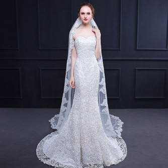 Voile élégant en dentelle avec peigne Voile de mariée de 3 mètres de long - Page 4