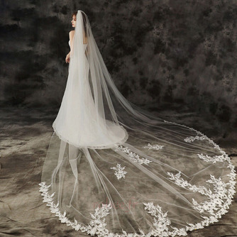 Cathédrale voile de fuite long voile de mariage accessoires photo studio photo voile usine en gros - Page 2