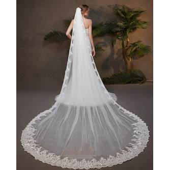 Voile de mariée en dentelle à paillettes grand voile de mariage traînant 350CM - Page 1