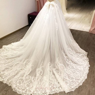 Jupe amovible de mariage pour robes jupe de mariée en dentelle appliques jupe de train détachable taille personnalisée - Page 3