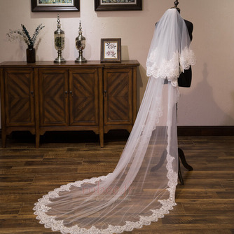 Longue Voile De Mariée En Dentelle De Paillettes Voile De Traînage 3M Long Peigne En Métal - Page 2