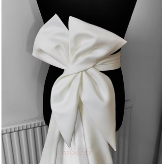 Train de mariée avec grand nœud train amovible de mariée train amovible en satin - Page 6