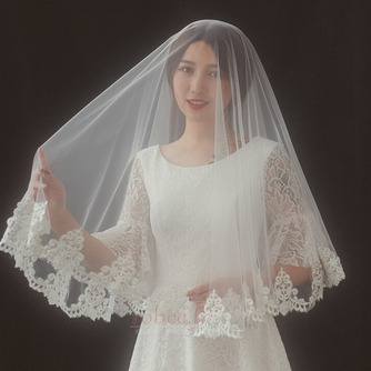 Voile de mariée mariage voile voile court voile brodé dentelle - Page 5