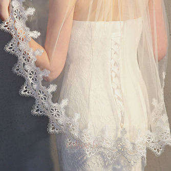 Voile de dentelle rétro mariée mariage voile court voile simple coiffure - Page 5