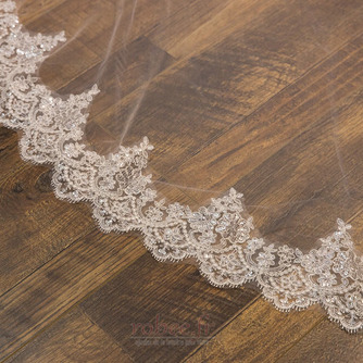 Voile de mariée dentelle paillettes voile brillant accessoires de mariage voile voile - Page 5