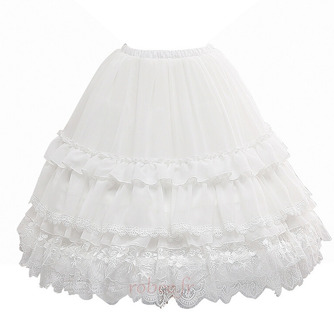 Jupon de gaze Lolita, jupon blanc, jupon court, jupon de mariage, jupon doux, jupons de fête, détachable 65CM - Page 6
