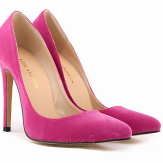 Chaussures de mariée en flanelle à talons hauts de mariée sexy multicolores 11CM - Page 11