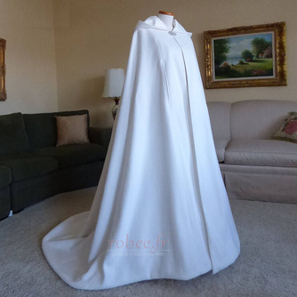 200CM mariée châle manteau de mariage manteau châle à capuche blanc - Page 6