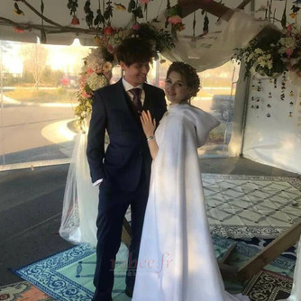 200CM mariée châle manteau de mariage manteau châle à capuche blanc - Page 12