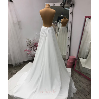 Jupe de mariée en mousseline de soie Jupe de mariée séparée Jupe de mariée détachable Surjupe de mariage détachable - Page 1