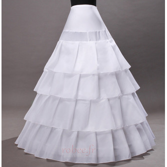 Robe de mariée mariée jupon quatre anneaux en acier quatre volants jupon élastique corset jupon - Page 2
