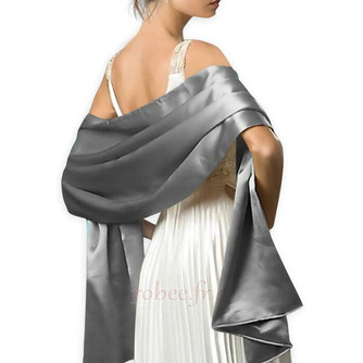 Robe de soirée châle en satin Châle Écharpe en satin Robe de mariée assortie - Page 9