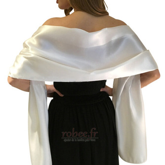 Robe de soirée châle en satin Châle Écharpe en satin Robe de mariée assortie - Page 13