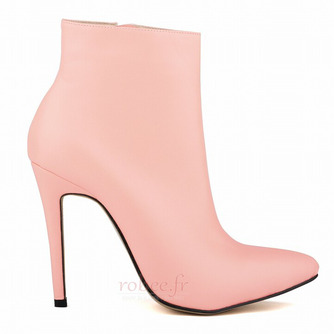 Automne et hiver tube court Martin stiletto femmes bottes chaussures mariage talons hauts bottes 11CM - Page 14