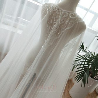 Accessoires de mariage châle manteau perle mariage cape - Page 5