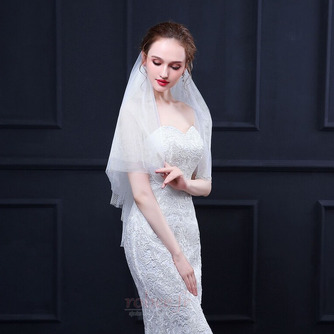 Voile court en maille avec peigne simple voile grand voile accessoires de mariage voile - Page 3