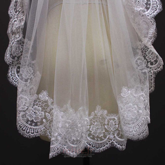 Voile court de mariée voile blanc voile de dentelle de mariage - Page 4