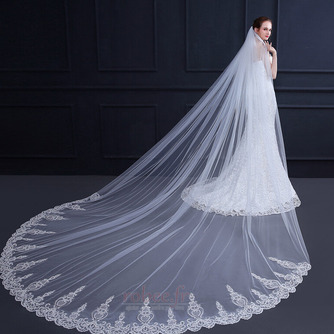 Nouveau style long voile de mariée voile de mariage dentelle de paillettes voile exquis 3M - Page 1