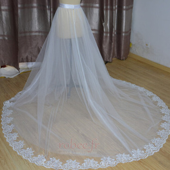 Jupe de mariée amovible en ivoire blanc Jupe en tulle amovible avec taille personnalisée de surjupe en tulle de mariée en dentelle - Page 6