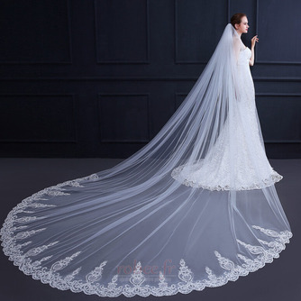 Nouveau style long voile de mariée voile de mariage dentelle de paillettes voile exquis 3M - Page 4