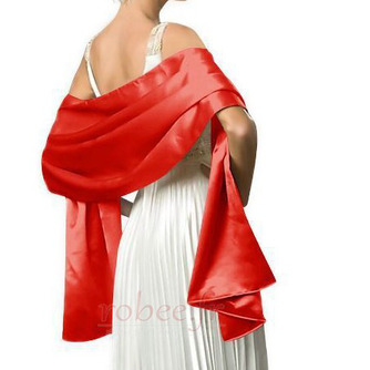 Robe de soirée châle en satin Châle Écharpe en satin Robe de mariée assortie - Page 2