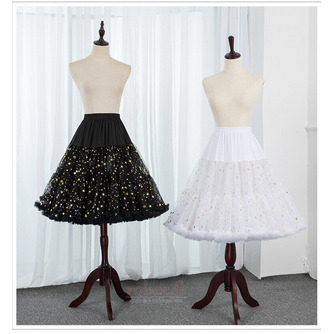 Jupon long en tulle de dentelle blanche, crinolines de jupons cosplay Lolita, jupe tutu de ballet, jupons de filles, jupon Lolita 60CM - Page 1