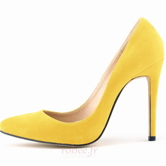 Chaussures de mariée en flanelle à talons hauts de mariée sexy multicolores 11CM - Page 6