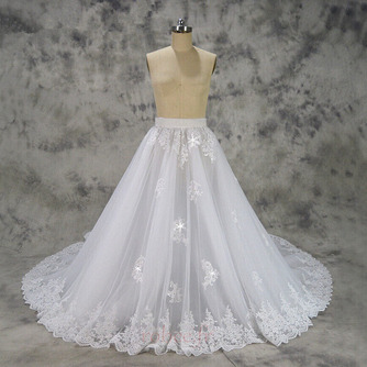 Princesse amovible grand train robe de mariée jupe en dentelle jupe amovible accessoires de mariage taille personnalisée - Page 1
