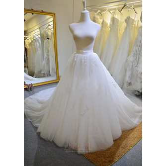 Appliques de dentelle mariage train détachable jupe amovible surjupe de mariée - Page 1