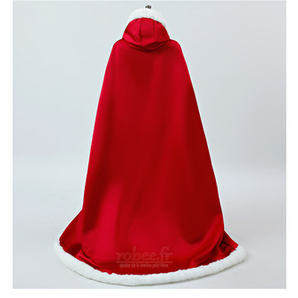 Long manteau d'hiver à capuchon chaud châle en peluche épaisse cape blanche - Page 7