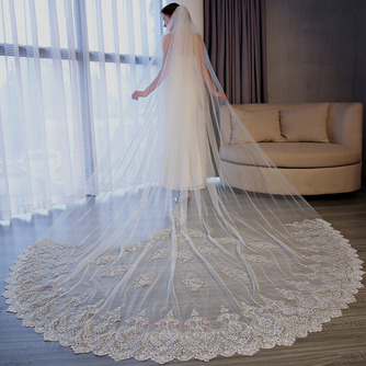 Voile de voile Dentelle Applique Voile Studio Photographie Voile Accessoires de mariage - Page 2