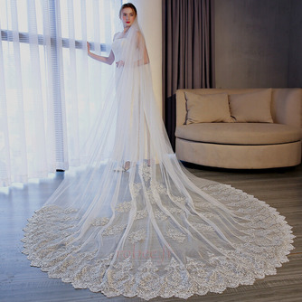 Voile de voile Dentelle Applique Voile Studio Photographie Voile Accessoires de mariage - Page 1