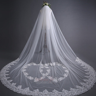 Dentelle de mariage voile mariée voile de fuite 3 mètres de long accessoires de mariage usine en gros - Page 1