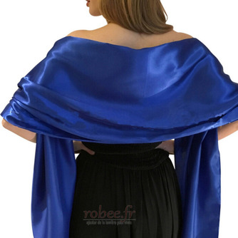 Robe de soirée châle en satin Châle Écharpe en satin Robe de mariée assortie - Page 3