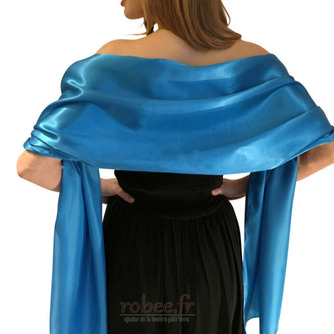 Robe de soirée châle en satin Châle Écharpe en satin Robe de mariée assortie - Page 11