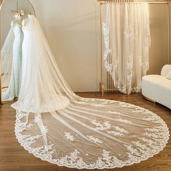 Voile de mariée cathédrale monocouche, voile de traînage de mariage - Page 3