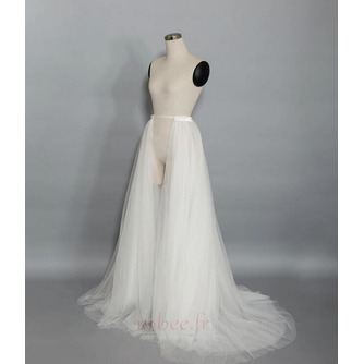 4 couches de jupe en tulle Amovible train tulle détachable Jupe de mariée détachable Jupe de mariage détachable - Page 3