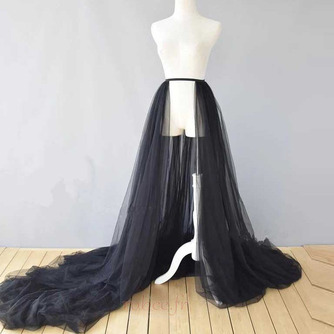 Jupe détachable blanche Jupes superposées amovibles à long train Personnalisez les surjupes en tulle - Page 3