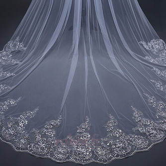 Voile de mariée de mariage Voile de dentelle chic Accessoires de mariage Voile Factory Outlet - Page 5