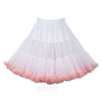 Jupon en tulle gonflé à taille élastique rose, jupons de danse de ballet de princesse Lolita Cosplay, jupe tutu courte en nuage arc-en-ciel 45cm - Page 5