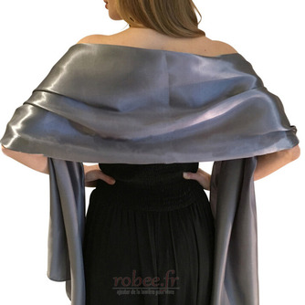 Robe de soirée châle en satin Châle Écharpe en satin Robe de mariée assortie - Page 10