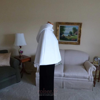 Cape de mariée courte à capuche Cape de mariée nuptiale Cape courte - Page 5