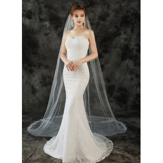 Voile de mariée 3M monocouche avec peigne à cheveux et voile de dentelle délicat - Page 3