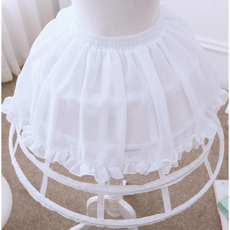 Lolita Fishbone Hollow Bird Cage Jupe, Jupon en mousseline de soie, Bouffant court, Lolita Hoop, Jupon, - Page 4