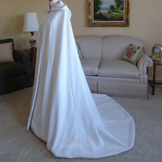 200CM mariée châle manteau de mariage manteau châle à capuche blanc - Page 5